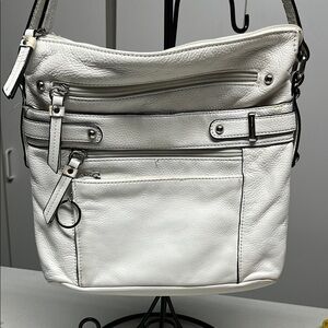 Giani Bernini White Crossbody Bag